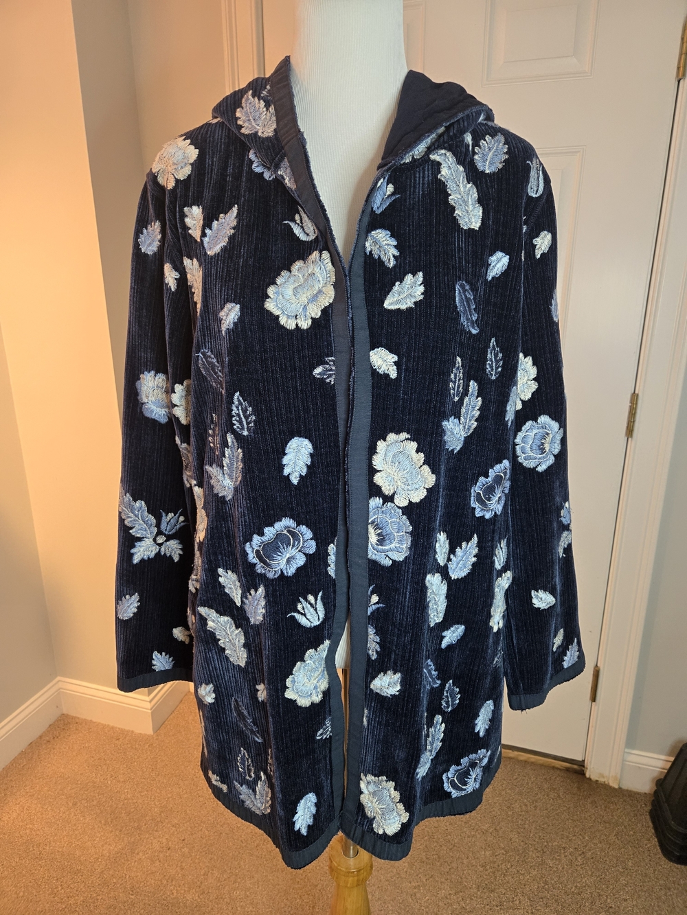 Driftwood Jeans Corded Shelley Kimono Embroidered, Fall Foliage